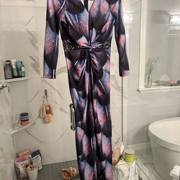 Lipsy London dress maxi length size 6 glam dress - Picture 8 of 17